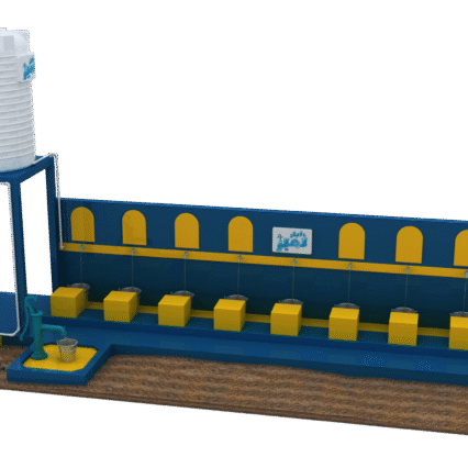 بئر ارتوازي عميق بخزان ومواضئ (بجوار مسجد)