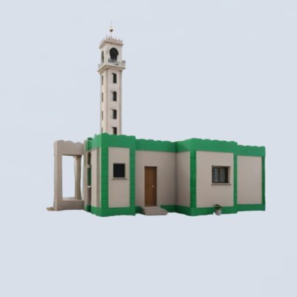 Building a Concrete Roof Mosque in Togo