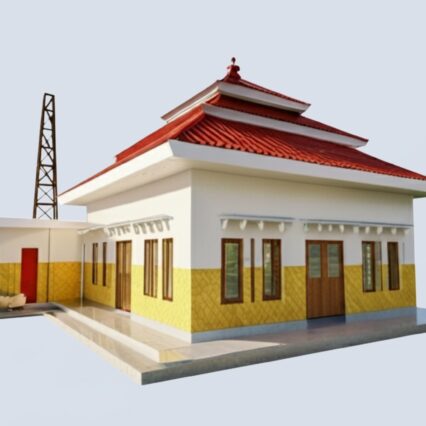 Building Large Mosque in Indonesia