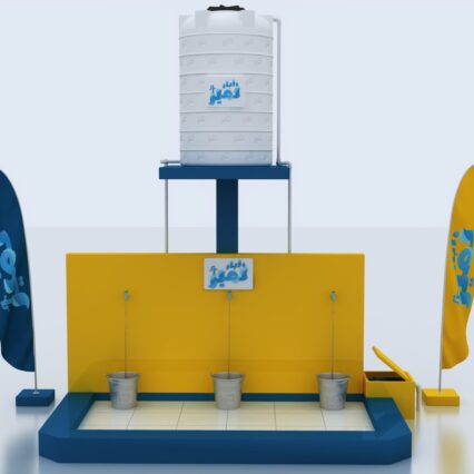 Artesian Well with a Tank and 3 Faucets