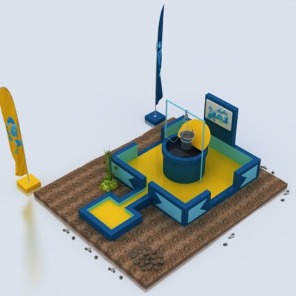 Large Surface Well with Bucket and Cover