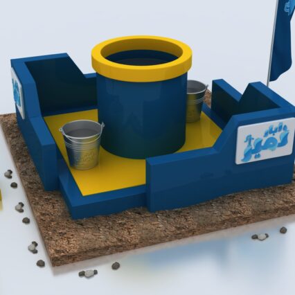 Deep Surface Well with Bucket