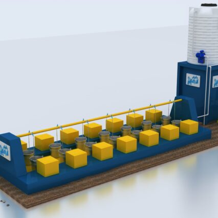 بئر ارتوازي عميق بخزان ومواضئ (بجوار مسجد)